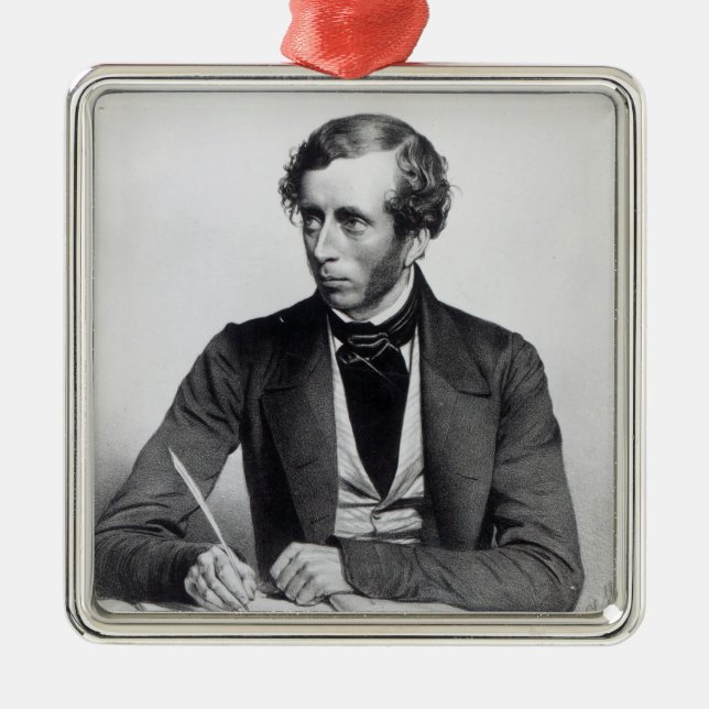 William Thompson  1849 Metal Ornament (Front)