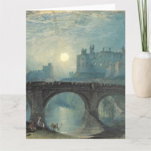William Turner Alnwick Castle  Card