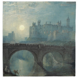 William Turner Alnwick Castle  Cloth Napkin