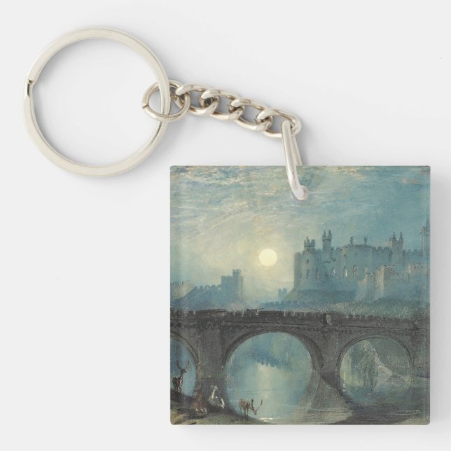 William Turner Alnwick Castle  Keychain (Front)