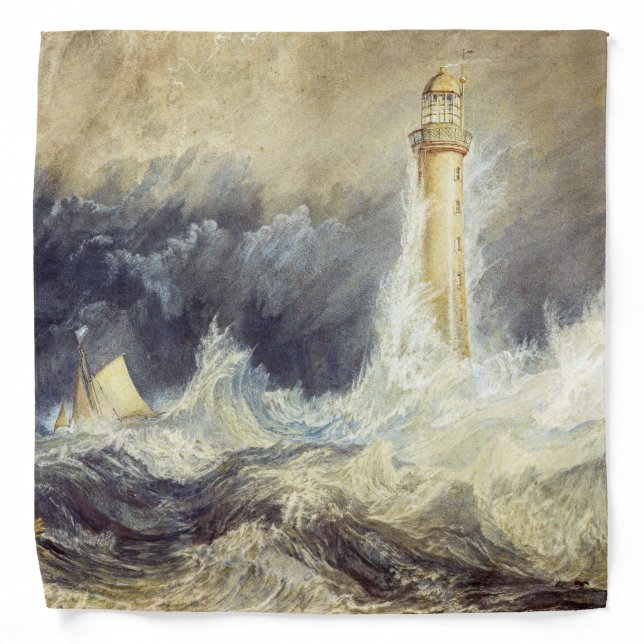 William Turner - Bell Rock Lighthouse Bandana (Front)
