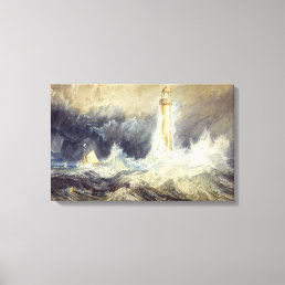 William Turner - Bell Rock Lighthouse Canvas Print