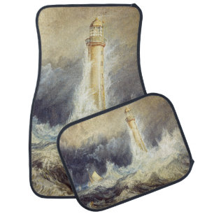 William Turner - Bell Rock Lighthouse Car Floor Mat