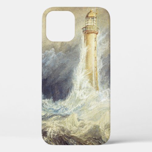 William Turner _ Bell Rock Lighthouse iPhone 12 Case