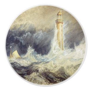 William Turner - Bell Rock Lighthouse Ceramic Knob