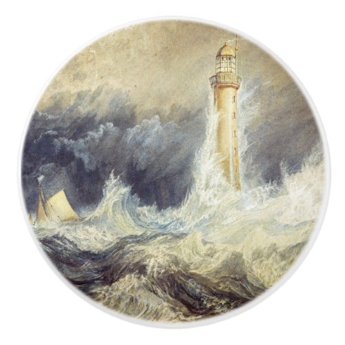 William Turner _ Bell Rock Lighthouse Ceramic Knob