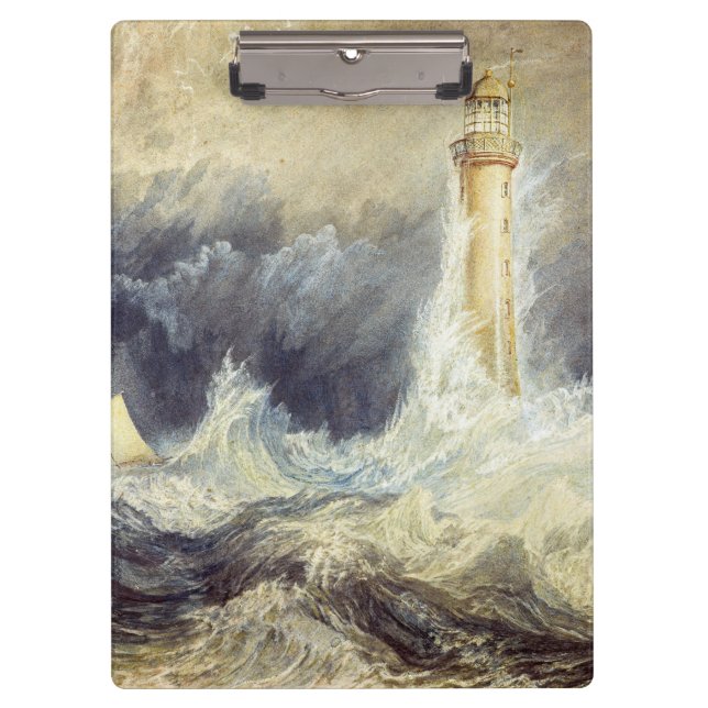 William Turner - Bell Rock Lighthouse Clipboard (Front)