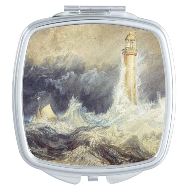 William Turner - Bell Rock Lighthouse Compact Mirror (Front)