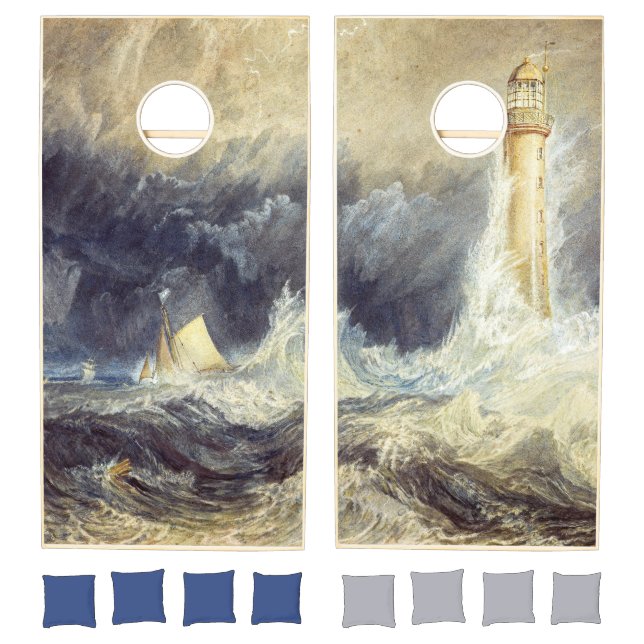 William Turner - Bell Rock Lighthouse  Cornhole Set (Set)
