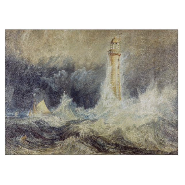 William Turner - Bell Rock Lighthouse Cutting Board (Front)