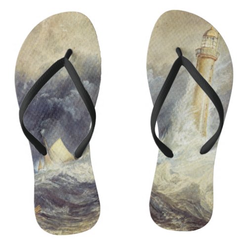 William Turner _ Bell Rock Lighthouse Flip Flops