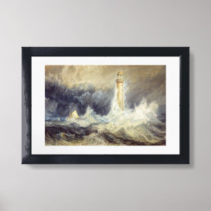 William Turner - Bell Rock Lighthouse Framed Art