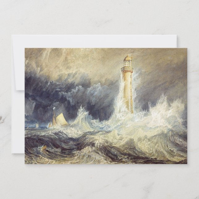 William Turner - Bell Rock Lighthouse Invitation (Front)