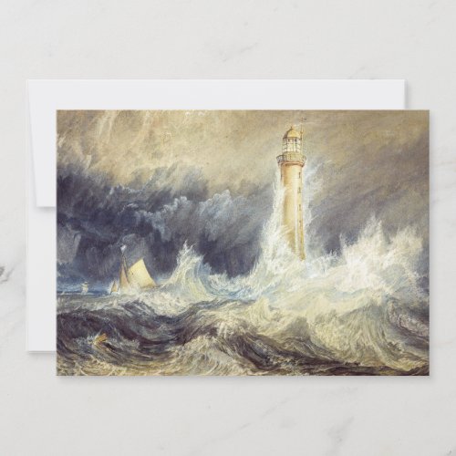 William Turner _ Bell Rock Lighthouse Invitation