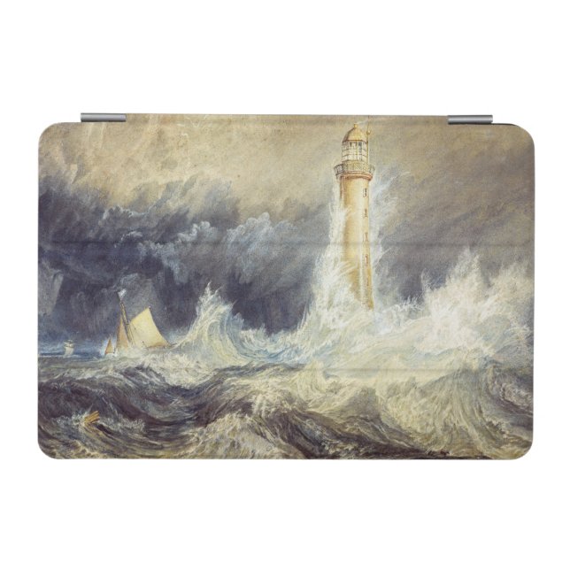 William Turner - Bell Rock Lighthouse iPad Mini Cover (Horizontal)