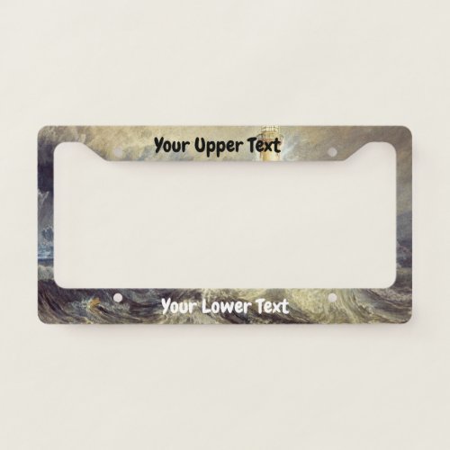 William Turner _ Bell Rock Lighthouse License Plate Frame