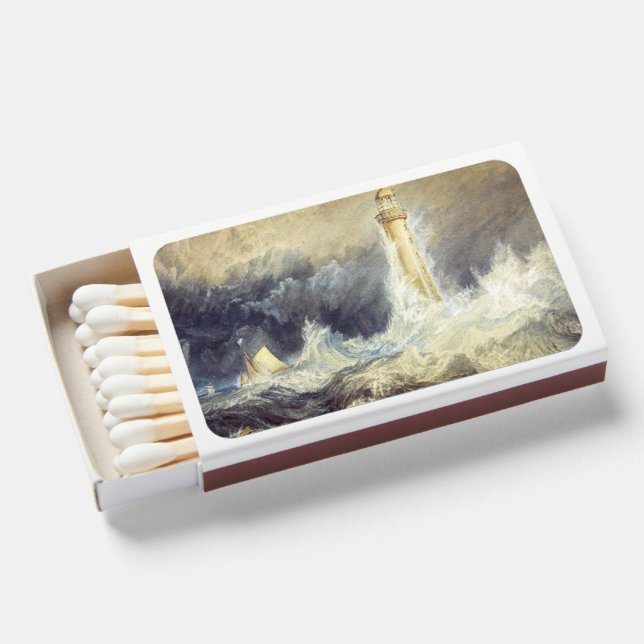 William Turner - Bell Rock Lighthouse Matchboxes (Front Open)