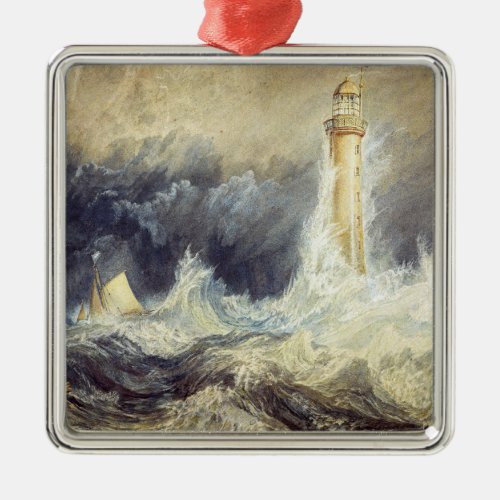 William Turner _ Bell Rock Lighthouse Metal Ornament