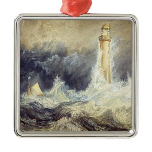 William Turner - Bell Rock Lighthouse Metal Ornament