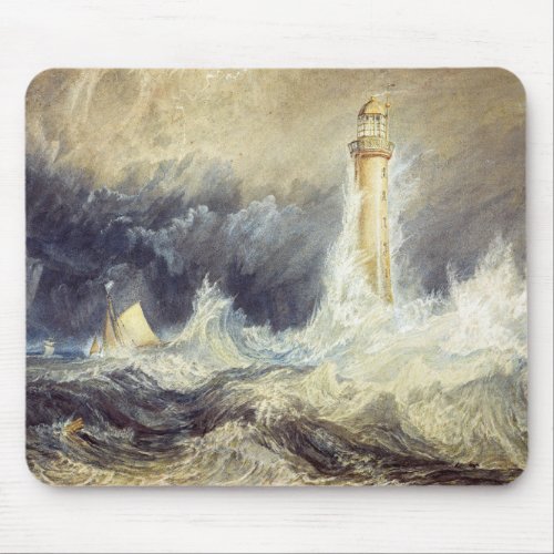 William Turner _ Bell Rock Lighthouse Mouse Pad