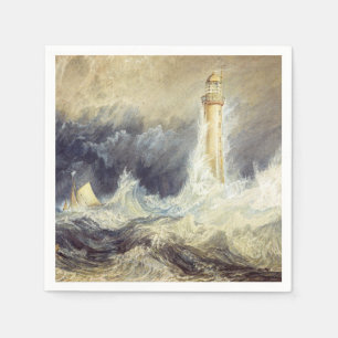 William Turner - Bell Rock Lighthouse Napkins