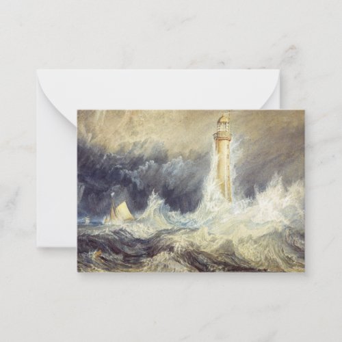 William Turner _ Bell Rock Lighthouse Note Card