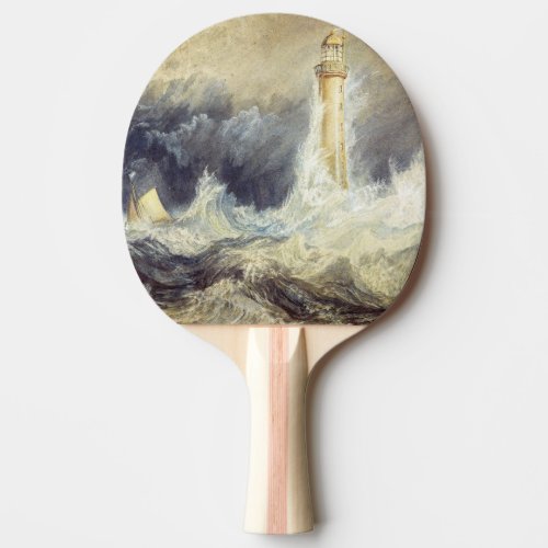 William Turner _ Bell Rock Lighthouse Ping Pong Paddle