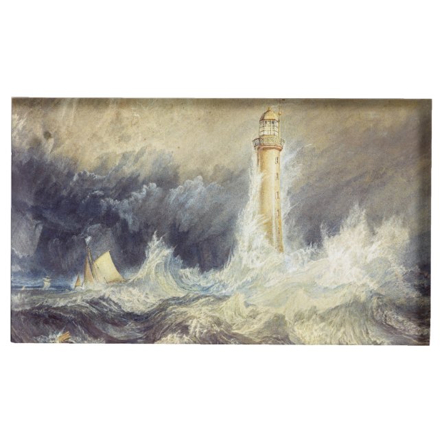 William Turner - Bell Rock Lighthouse Place Card Holder (Front)
