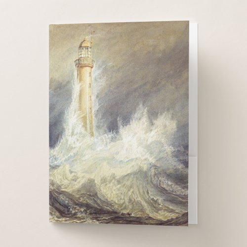 William Turner _ Bell Rock Lighthouse Pocket Folder