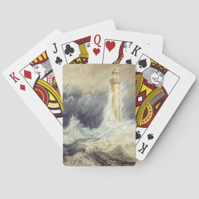 William Turner - Bell Rock Lighthouse Poker Cards (Back)