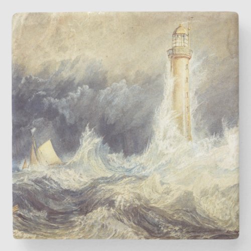 William Turner _ Bell Rock Lighthouse Stone Coaster