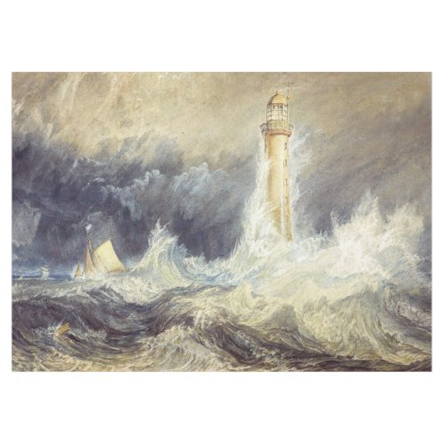 William Turner _ Bell Rock Lighthouse Tablecloth