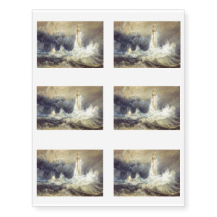 William Turner - Bell Rock Lighthouse Temporary Tattoos