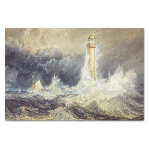 William Turner _ Bell Rock Lighthouse Tissue Paper