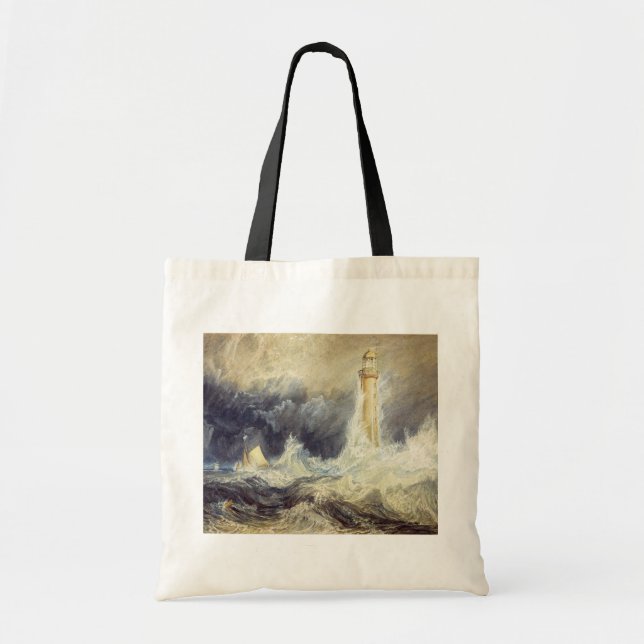 William Turner - Bell Rock Lighthouse Tote Bag (Front)