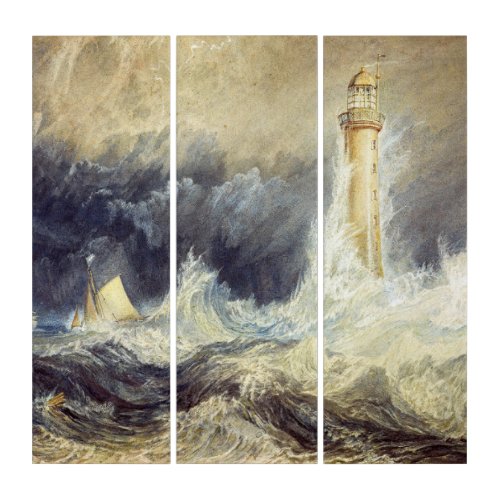 William Turner _ Bell Rock Lighthouse Triptych