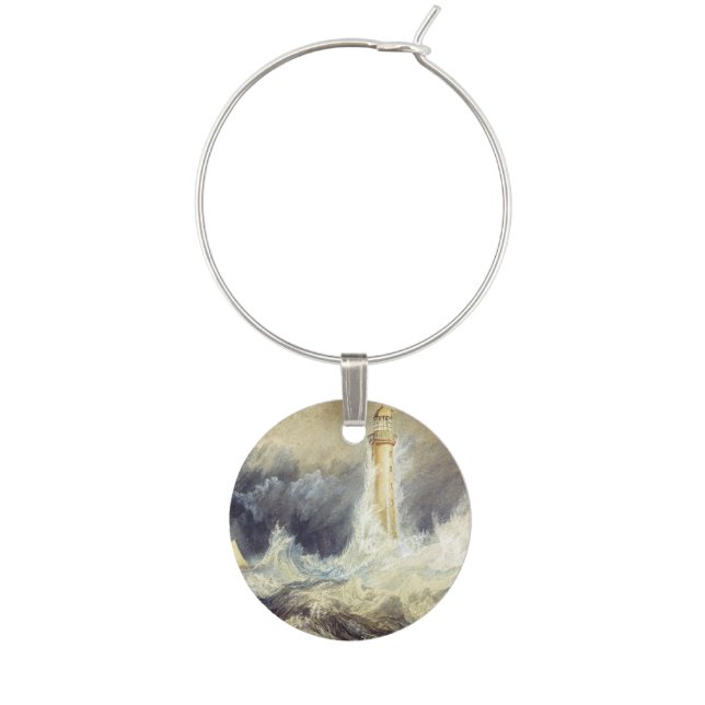 William Turner - Bell Rock Lighthouse Wine Charm (Front)