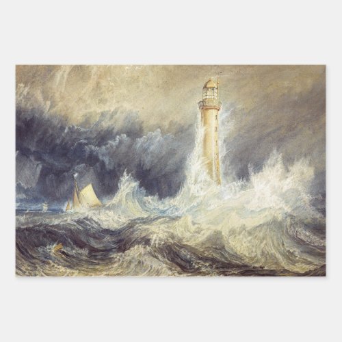 William Turner _ Bell Rock Lighthouse Wrapping Paper Sheets