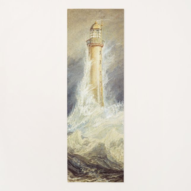 William Turner - Bell Rock Lighthouse Yoga Mat (Front)