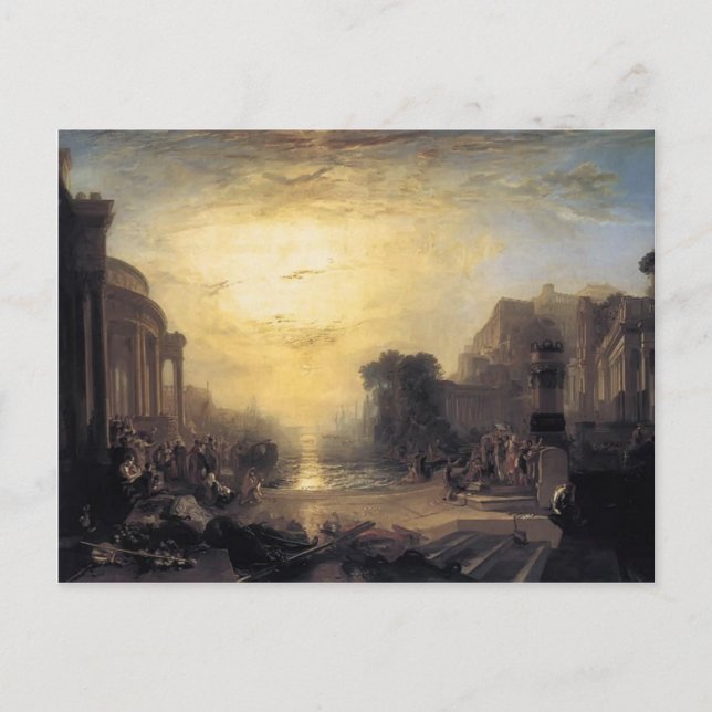 William Turner- Decline of the Carthaginian Empire Postcard (Front)
