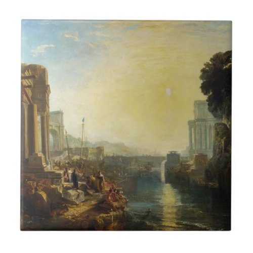 William Turner _ Dido building Carthage Ceramic Tile