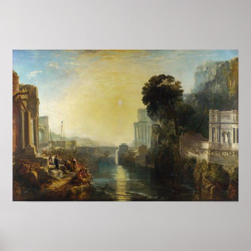 William Turner _ Dido building Carthage Poster