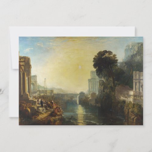 William Turner _ Dido building Carthage Thank You Card