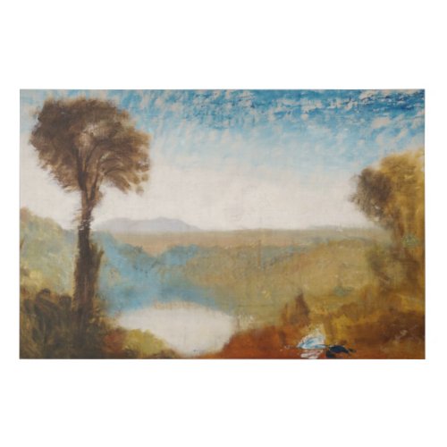 William Turner _ Lake Nemi Faux Canvas Print
