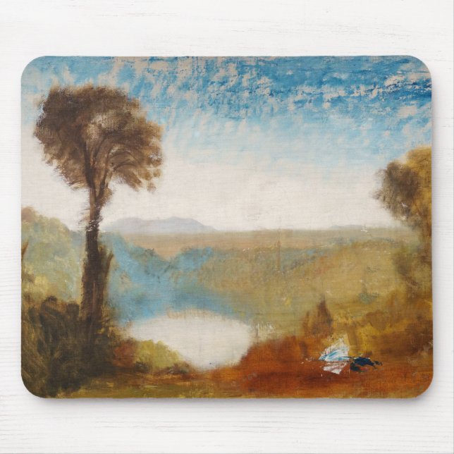 William Turner - Lake Nemi Mouse Pad (Front)