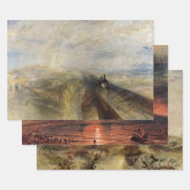 William Turner - Masterpieces Selection Wrapping Paper Sheets (Set)
