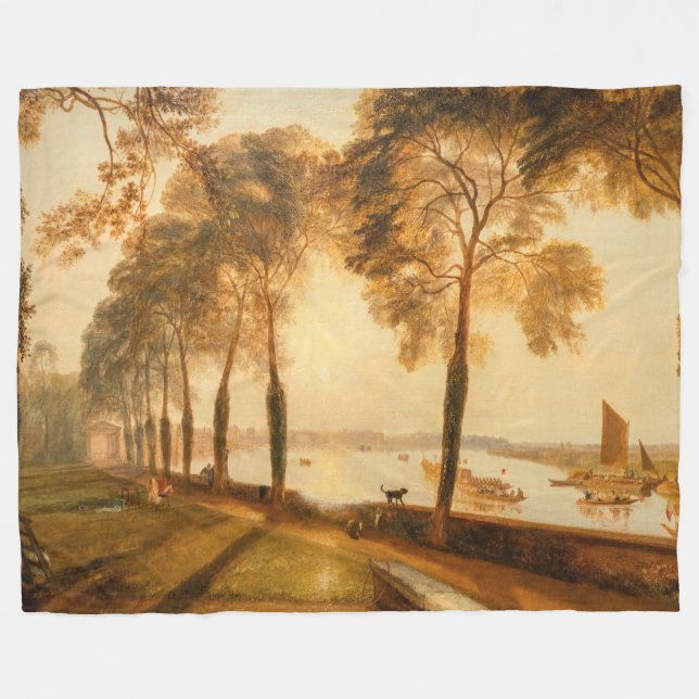 William Turner - Mortlake Terrace Fleece Blanket (Front (Horizontal))