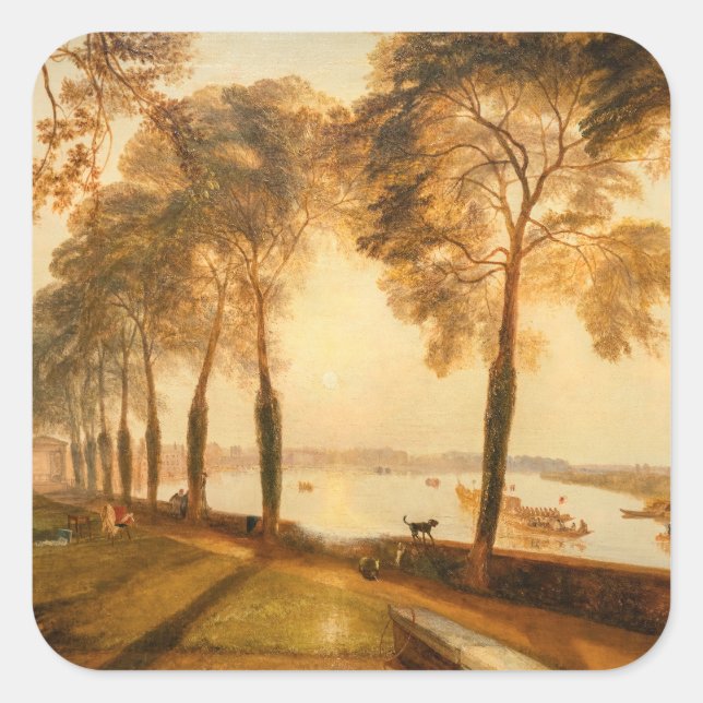 William Turner - Mortlake Terrace Square Sticker (Front)