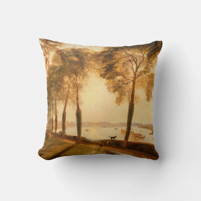 William Turner - Mortlake Terrace Throw Pillow (Front)