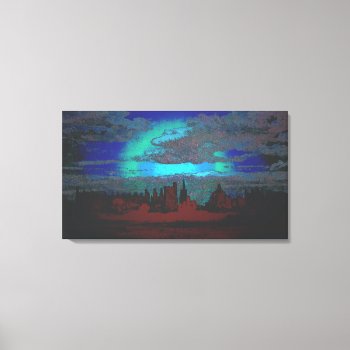 William Turner Of Oxford - A View Of Oxford (mod) Canvas Print by niceartpaintings at Zazzle